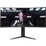 LG UltraGear 34 Inch QHD IPS Curved Gaming Monitor, 160Hz, 1ms, Black - 34GN850-B