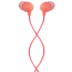 House of Marley Little Bird In Ear Wired Earphones With Microphone, Peach- EM-JE061-PH