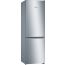 Bosch Serie 2 No-Frost Freestanding Refrigerator, 302 Liters, Stainless Steel- KGN36NL3E8