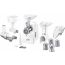  Bosch Compact Power Meat Grinder, 2000 Watt, White - MFW3X18W