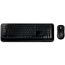 Microsoft Wireless Desktop 850 Keyboard and Mouse, Black - PY9-00020