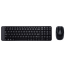 كيبورد و ماوس لاسلكي لوجيتيك MK220، اسود - 920-003160