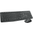 Logitech MK235 Wireless Keyboard and Mouse, Grey - 920-007927