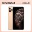 ابل ايفون 11 برو ماكس مجدد، 256 جيجا، شبكة 4G LTE - ذهبي مطفي، فئة ذهبية، ضمان 12 شهرا من التاجر