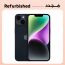 ابل ايفون 14 مجدد، سعة 128 جيجا، 6 جيجا رام، شريحة واحدة، شبكة 4G LTE - ميدنايت، فئة جولد، ضمان 12 شهر