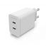 شاحن موفي سبيد بورت، 45 وات، 2 منفذ USB-C - ابيض