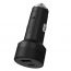 Mophie Car Charger, 42 Watt, 2 USB Ports - Black
