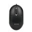 Hood Optical Wired Mouse, Black- M 8000 