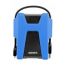 Adata External Hard Drive, 2TB, Black and Blue- HD680
