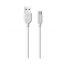 Borofone Micro USB Charging Cable, 2M, White - BX14