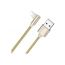 Borofone Lightning Fast Charging Cable, 1M, Gold - BX26