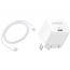 Apple USB Type-C to Lightning Cable, 1 Meter - White with Anker PowerPort III Wall Charger, 20 Watt, USB Type-C - White