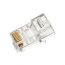 3Com CAT6 RJ45 Connector, Pack of 100 Pieces - Clear