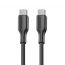 Oraimo RobustLine USB-C Charging and Sync Cable, 60 Watt, 1.5 Meters, Black - OCD-114CC