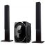 Porsh Dob Wireless Home Theatre, 3 Units, Black - SX4