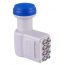 عدسة دش LNB ميديا ستار، 8 منافذ، ابيض - MS8008