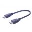 كابل HDMI إلى HDMI، طول 25 سم- اسود