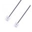 Telephone Cable, 7m - Black