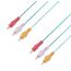 RCA 3x3 Cable, 1.2m - Blue
