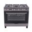 Fresh Free-standing Gas Stove, 5 Burners, Air Fryer Function, Stainless Steel - FRCOFS15383
