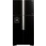 Hitachi No Frost Side-By-Side Refrigerator, 760 Liters, Inverter, Black - RW760PUK7GBK