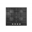 Ecomatic Crystal Gas Built-In Hob, 4 Burners, Black- S627QX