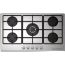 Ecomatic Gas Built-In Hob, 5 Burners, Stainless Steel- S9003BM