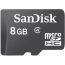 بطاقة ذاكرة سانديسك مايكرو SDHC فئة 4، 8 جيجا - SDSDQM-008G-B35
