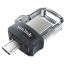 فلاش درايف M3.0 سانديسك OTG الترا دوال، 64 جيجا، USB 3.0، اسود- SDDD3-064G