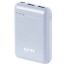 Sary Power Bank 10000mAh, 2 USB Ports, White - S100