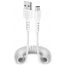 كابل USB فئة C اس بي اس للشحن ونقل البيانات، 1 متر، ابيض - TECABLETYPCS1W