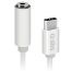 SBS USB Type-C to 3.5mm Audio Jack Adapter, 9 cm, White - TEINTJACKTYCFMW