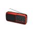 Joc Digital Bluetooth Radio, Black and Red - H798BT