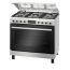 Bosch Freestanding Gas Cooker With Grill, 5 Burners, 90cm, Stainless Steel - HGX5G7W59S