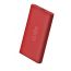 SBS Portable Power Bank, 4000mAh, 1 USB Port - Red