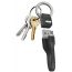 كابل ميكرو USB اس بي اس مع ميدالية مفاتيح، 12 سم، اسود - TECABLEMICROPORTK