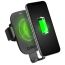 SBS Gravity Mobile Car Holder with Built-in Wireless Charger, Black - TESUPGRAVWIRLITE10W
