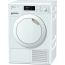 Miele Front Loading Tumble Dryer, 8 KG, White - TKB 340 WP