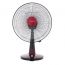 Tornado Desk Fan Without Remote Control, 16 Inch, Black and Red - TDF16