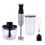 Tornado Hand Blender with Attachments, 600 Watt, Black/Silver - THB-600M