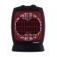Touch El Zenouky Fan Heater, 2000 Watt, Black and Red - 41109 