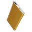 SBS Gold Collection Fast Charge Power Bank, 5000mAh, 1 USB Port - Gold
