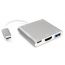 Type-C USB 3 In 1 Converter - White