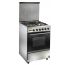 Unionaire 4 Burners Gas Cooker, Stainless Steel, 60 cm - C6060GC447N13H7F