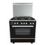 Uniontech 5 Burners Gas Cooker, Stainless Steel, 80 cm - C6080NC511IDSCS