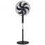 Hervy Stand Fan, 18 Inch, Black- SF-001