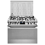 Universal Shark Gas Cooker, 5 Burners, Silver- 9605 sh