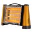 Arion Max Pro Quartz Heater, 4 Candles, 1600 Watt, Black and Gold - AR-301Q