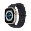 T800 Ultra Series 8 Smart Watch, 49mm- Silver Case and Black Strap