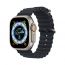 T900 Ultra 3 Smart Watch - Dark Silver Case and Black Strap